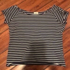 Off the shoulder crop top